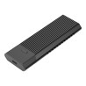 00031H - InLine® Boîtier USB3.2 Gen.2 USB-C vers M.2 SSD (PCIe NVMe & SATA)