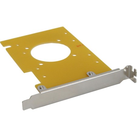 InLine® HDD Einbauplatine, 6,35cm (2,5") HDD zu PCI-Slot, mit Schrauben und Ausbohrung für Lüfter