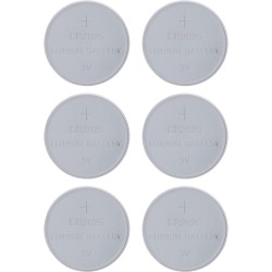 01281 - InLine® CR2025 Piles bouton, 3V Lithium, 6 pcs. blister