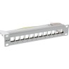 InLine? 10 Patchpanel Leerblech 12x, f?r Keystone Module, 1HE, RAL7035 grau InLine? 10 Patchpanel Leerblech 12x, f?r Keystone Module, 1HE, RAL7035 grau