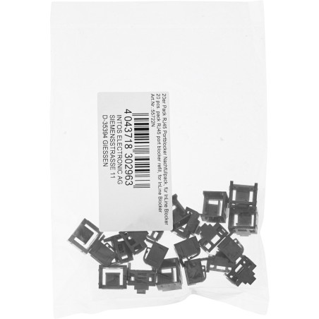InLine? RJ45 Portblocker, 20 Blocker Nachf?llpack, schwarz