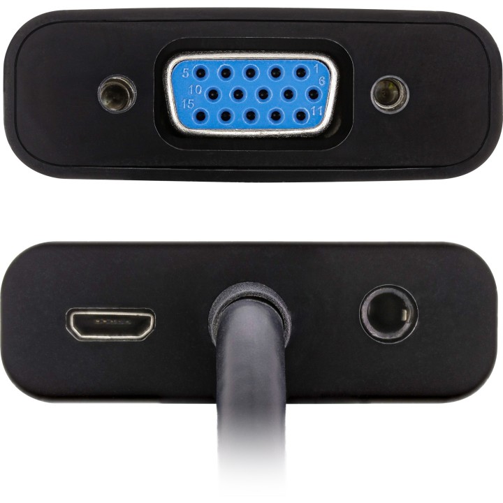 65003B - InLine® Câble convertisseur HDMI vers VGA, avec audio