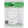 16410U - InLine® Rallonge électrique prise de courant de sécurité coudée prise femelle, blanc, 10m 16410U - InLine® Rallonge électrique prise de courant de sécurité coudée prise femelle, blanc, 10m