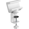 23193W - Pince de table InLine® pour multiprise, rotative, borne à vis, blanche