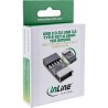 33446Q - Adaptateur InLine® USB 2.0 vers USB 3.2 Type-E Key-A interne
