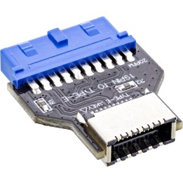 33446R - Carte mère InLine® USB 3.0 vers adaptateur USB 3.2 Type-E Key-A interne