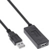 34611A - Rallonge active InLine® USB 2.0, fiche/prise USB-A, 10 m 34611A - Rallonge active InLine® USB 2.0, fiche/prise USB-A, 10 m