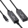InLine? USB 3.2 Gen.1 Aktiv-Verl?ngerung, USB-C Stecker an USB-C Buchse, 15m InLine? USB 3.2 Gen.1 Aktiv-Verl?ngerung, USB-C Stecker an USB-C Buchse, 15m