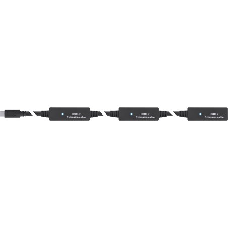 InLine? USB 3.2 Gen.1 Aktiv-Verl?ngerung, USB-C Stecker an USB-A Buchse, 15m