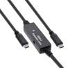InLine? USB 3.2 Gen.1 Aktiv-Kabel, USB-C Stecker an USB-C Stecker, schwarz, 5m InLine? USB 3.2 Gen.1 Aktiv-Kabel, USB-C Stecker an USB-C Stecker, schwarz, 5m