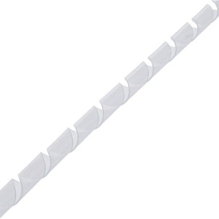 InLine® Spiralband 10m, weiß, 8mm