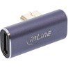 35900C - Adaptateur InLine® USB4, fiche/prise USB-C coudée verticalement droite/gauche 35900C - Adaptateur InLine® USB4, fiche/prise USB-C coudée verticalement droite/gauche