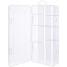 43009L - Boîte pour petites pièces InLine®, 10 compartiments, dimensions : 206x107x33mm, transparente