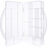 InLine? Kleinteilebox, 11 F?cher, Abmessungen: 271x186x40mm, transparent