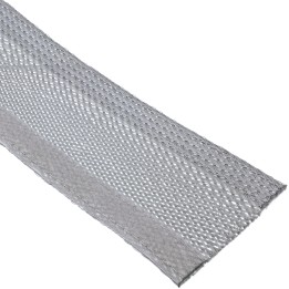 InLine? Kabelschlauch, Gewebeschlauch mit Klettverschluss, 1m x 25mm grau
