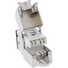 InLine? Keystone RJ45 Buchse, geschirmt, Cat.6A, schwarz 8er Pack