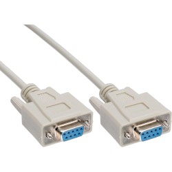 B-12222 - Paquet en vrac de 45 câbles null modem InLine®, prise/prise 9 broches, moulé 2 m
