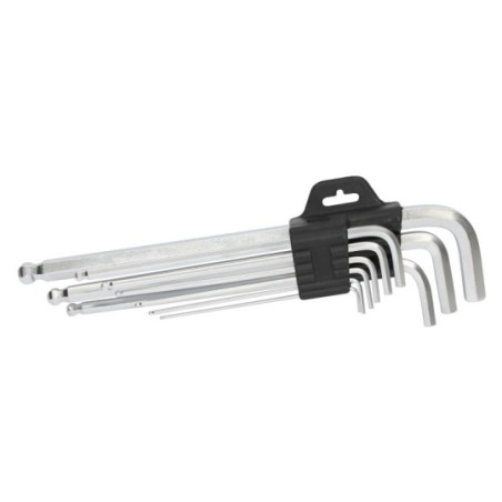 InLine® Sechskant Schlüssel-Set, lang, 9-teilig