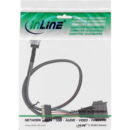 29620B - Câble de connexion InLine® U.2, SSD avec U.2 (SFF-8639) vers SFF-8643  alimentation, 0,75 m