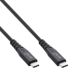35904I - Câble InLine® USB4, USB-C ST/ST, PD 240W, 8K60Hz, TPE noir, 1,5m