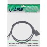 InLine? Patchkabel Verl?ngerung, S/FTP (PiMf), Cat.6A, halogenfrei, Kupfer, 3m