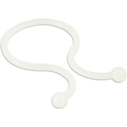 InLine® Kabelbinder Twist 26-30mm, natur, 10 Stück