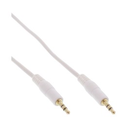 InLine? Klinke Kabel, 3,5mm Stecker / Stecker, Stereo, wei? / gold, 2m
