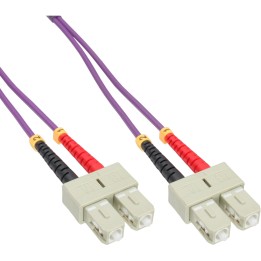 InLine? LWL Duplex Kabel, SC/SC, 50/125?m, OM4, 20m
