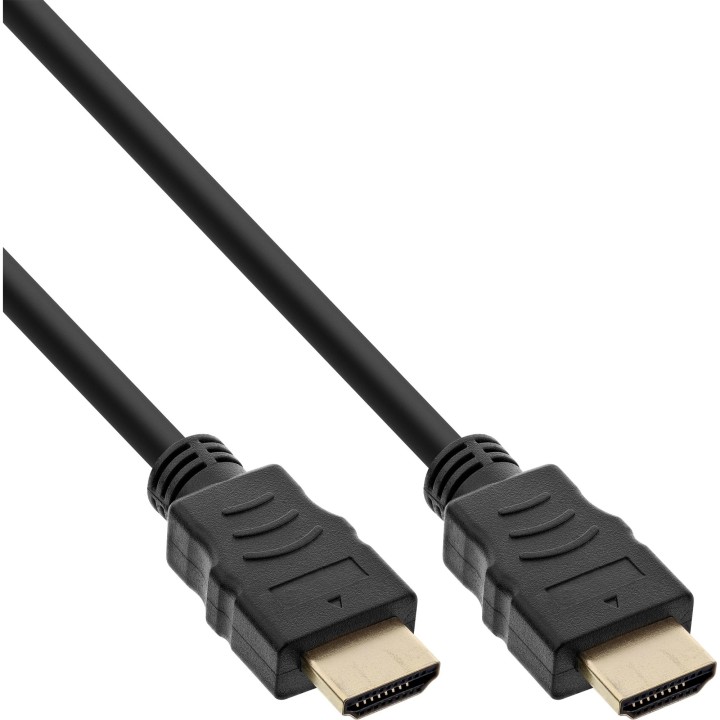 InLine? HDMI-High Speed Kabel mit Ethernet, Premium, 4K2K, ST/ST, schwarz, 3m