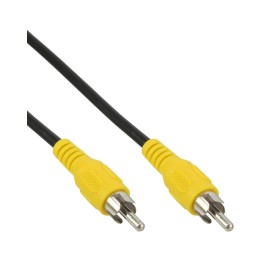 InLine? Cinch Kabel, Video, 1x Cinch Stecker / Stecker, Steckerfarbe gelb, 7m