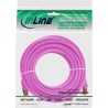 76415M - Câble patch InLine®, S/FTP (PiMf), Cat.6, 250 MHz, PVC, cuivre, rose, 15 m 76415M - Câble patch InLine®, S/FTP (PiMf), Cat.6, 250 MHz, PVC, cuivre, rose, 15 m