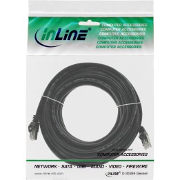 InLine? Patchkabel, F/UTP, Cat.5e, schwarz, 7m