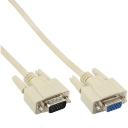 InLine? VGA Verl?ngerung, 15pol HD Stecker / Buchse, 2m