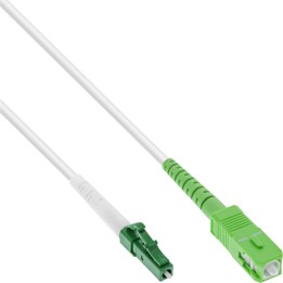 InLine? LWL Simplex Kabel, FTTH, LC/APC 8? zu SC/APC 8?, 9/125?m, OS2, 5m