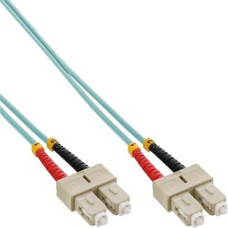 83515O - Câble duplex à fibre optique InLine®, SC/SC, 50/125µm, OM3, 15m