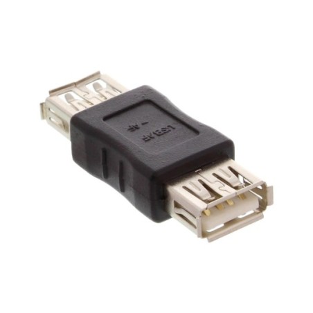 Adaptateur USB 2.0, InLine®, prise femelle A sur prise femelle A