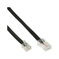 InLine? Modularkabel, RJ45 zu RJ11 Stecker / Stecker, 4adrig, 10m