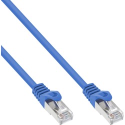 InLine? Patchkabel, SF/UTP, Cat.5e, blau, 5m