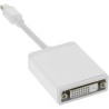 InLine® Mini DisplayPort zu DVI Adapter, Mini DisplayPort Stecker auf DVI-D 24+1 Buchse, Alu, weiß InLine® Mini DisplayPort zu DVI Adapter, Mini DisplayPort Stecker auf DVI-D 24+1 Buchse, Alu, weiß