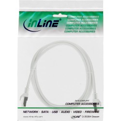 InLine? Patchkabel, SF/UTP, Cat.5e, wei?, 2m
