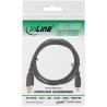 31810P - Câble mini InLine® USB 2.0, USB A ST/Mini ST 5 broches, noir, contact doré, 1 m 31810P - Câble mini InLine® USB 2.0, USB A ST/Mini ST 5 broches, noir, contact doré, 1 m