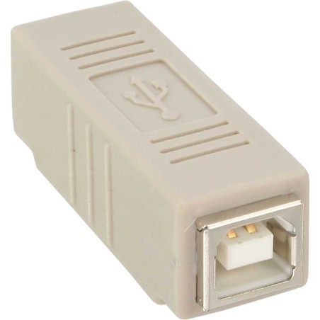 Adaptateur USB 2.0, InLine®, prise femelle B sur prise femelle B