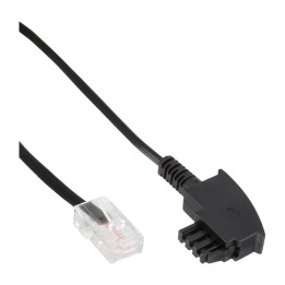 18503 - Câble InLine® TAE-F pour routeur DSL, fiche TAE-F vers RJ45 8P2C, 3m