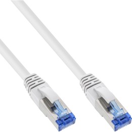 InLine? Patchkabel, S/FTP (PiMf), Cat.6A, halogenfrei, wei?, 3m