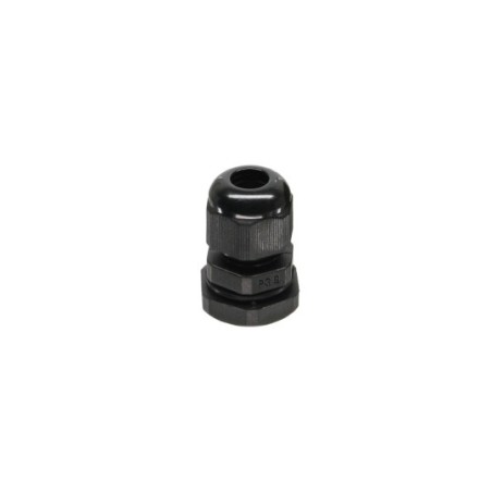 InLine® Kabeldurchführung PG 7 Nylon IP68 3,5-6mm, schwarz, 10 Stück