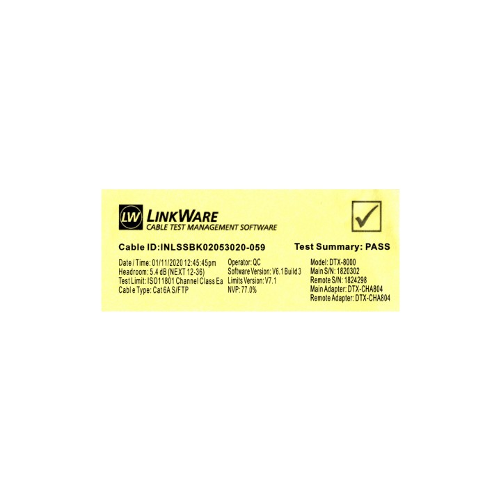 73803S - Câble patch InLine®, Cat.6A, S/FTP, PUR industriel, noir, 3m