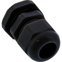 InLine? Kabeldurchf?hrung PG 9 Nylon IP68 4-8mm, schwarz, 10 St?ck