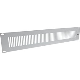 InLine? 19 Blindplatte perforiert, 2HE, RAL 7035 grau