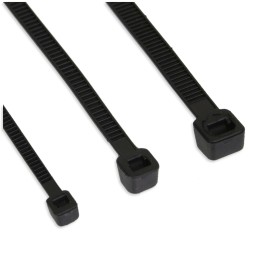 InLine? Kabelbinder, L?nge 450mm, Breite 7,2mm, schwarz, 100 St?ck