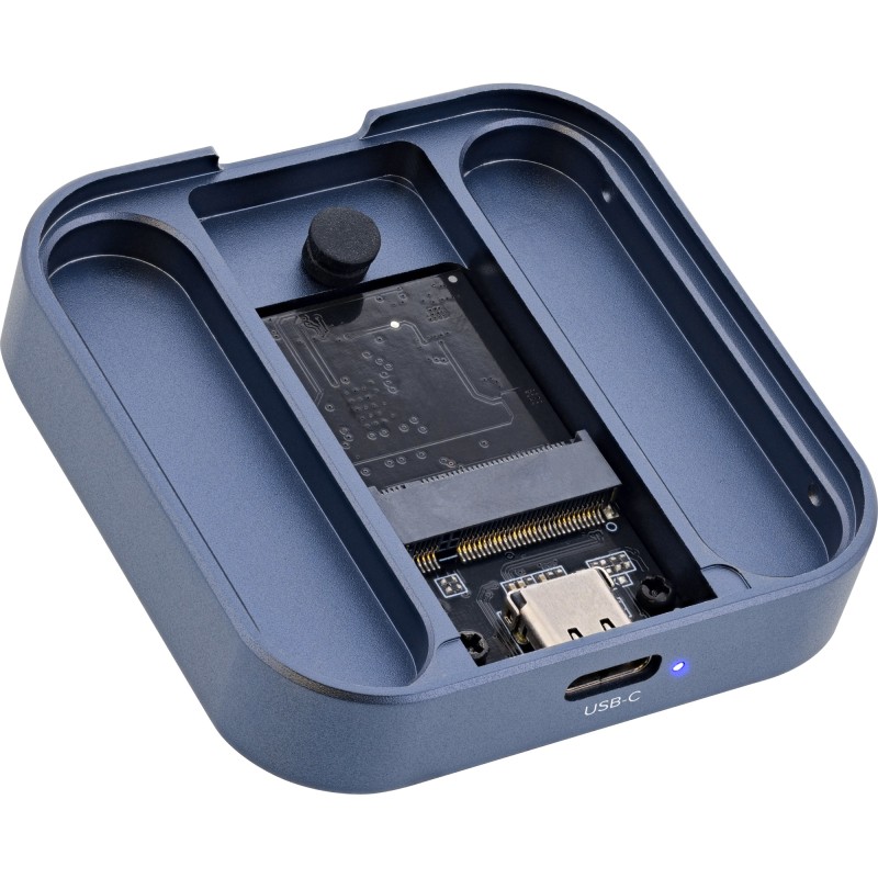 Boîtier SSD Magnétique M.2 NVMe Pour IPhone 15/16/17 Pro - Enregistrement Direct 4K ProRes, Jusqu'à 2To